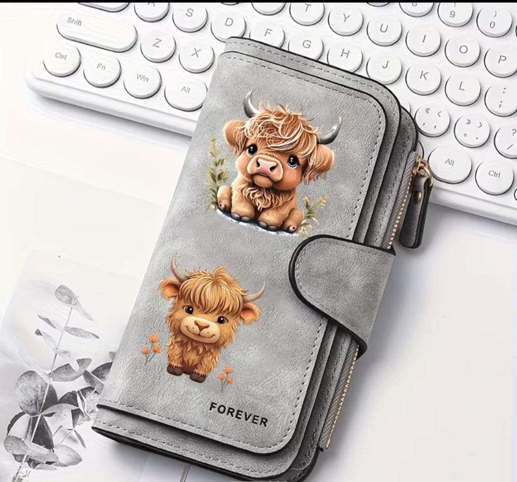 Highland Cow Purse