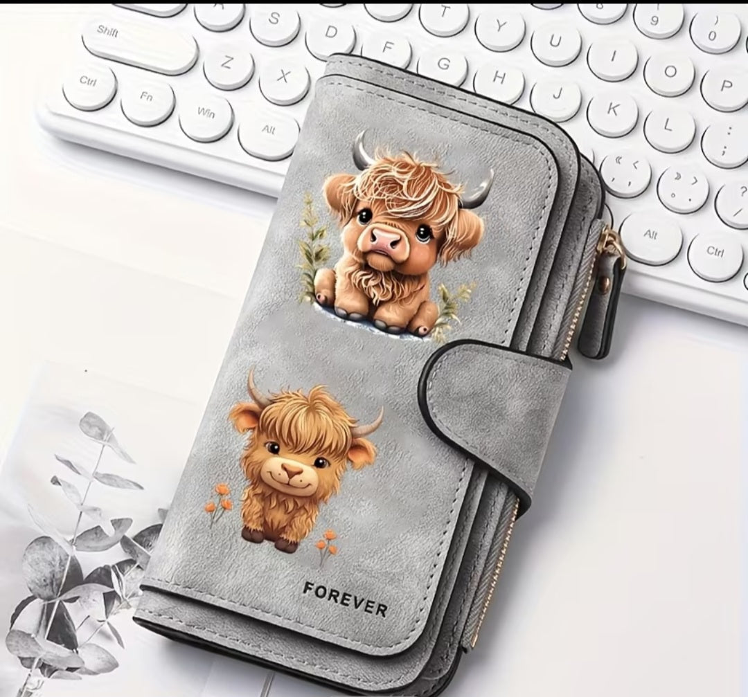 Highland Cow Purse