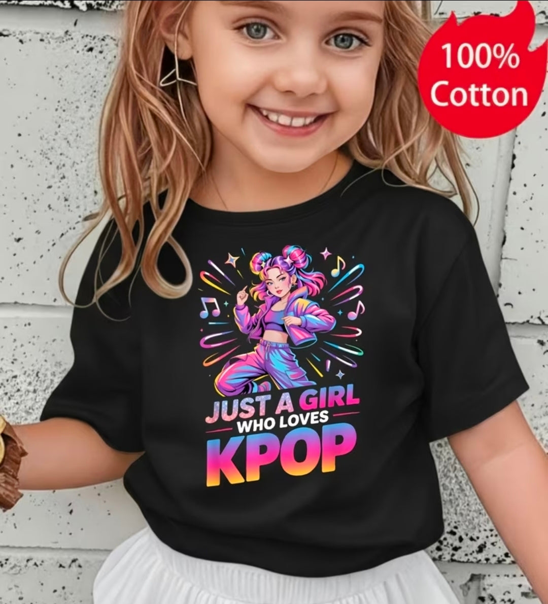 Girl Kid Kids Just A Girl Who Loves Kpop