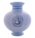 Alice In Wonderland - Blue Ceramic Glazed Vase Pot