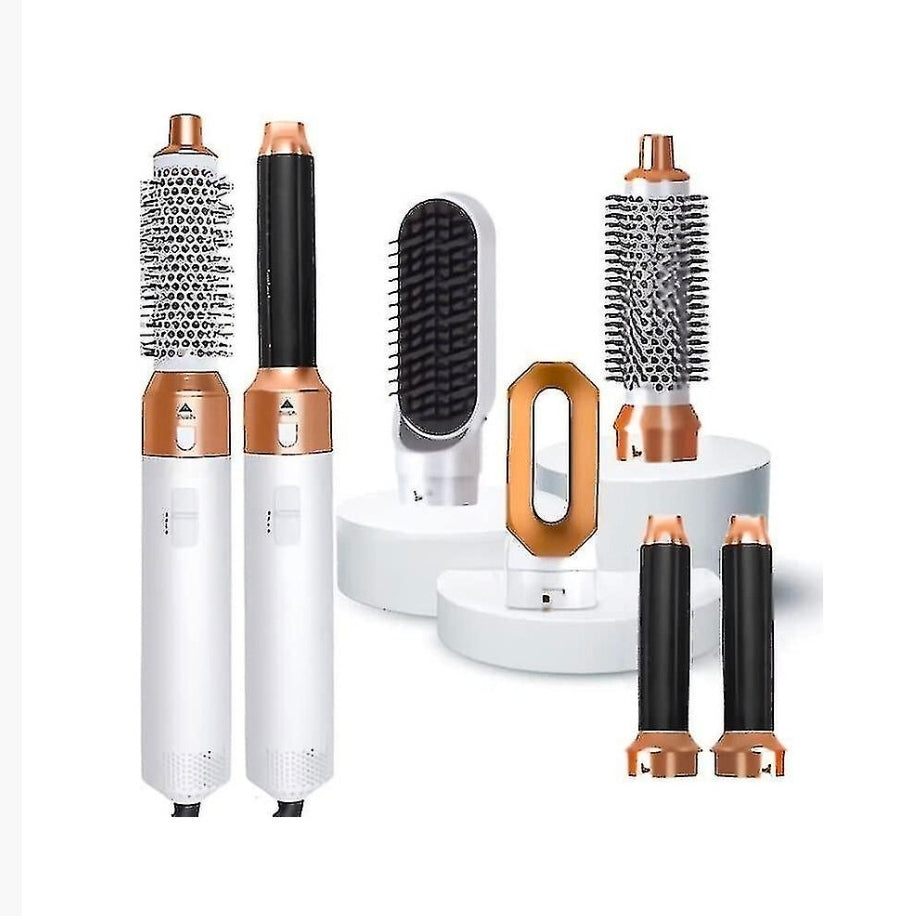 5 in 1 Hair Styler, Air Styler with Hot Air Brush Hair Dryer, Hair Straightener Pack