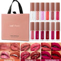 12pcs Mirror Matte Lip Gloss Set