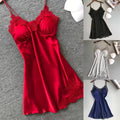 Ladies Sexy Silk Satin Nightdress