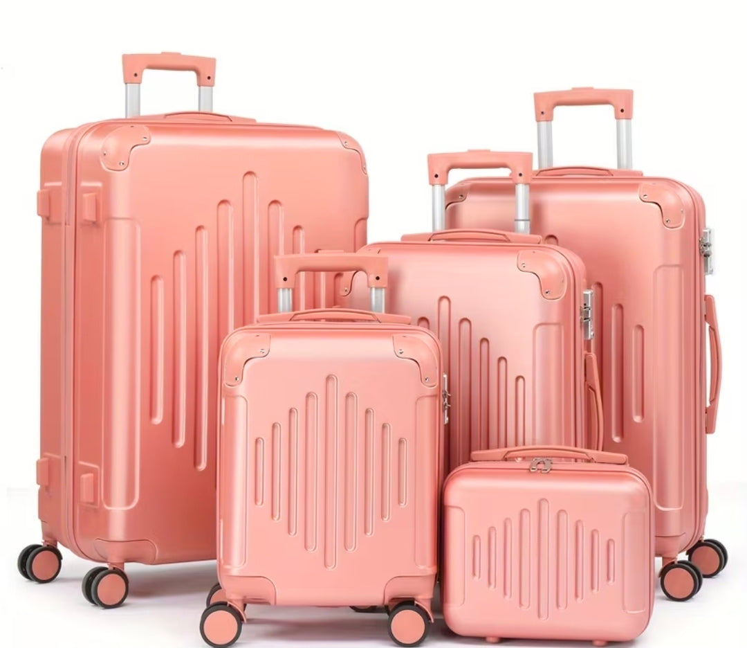 5pcs Luggage with Corner Protectors