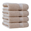 Homeware 4 Piece Egyptian Cotton Bath Hand Towels Set