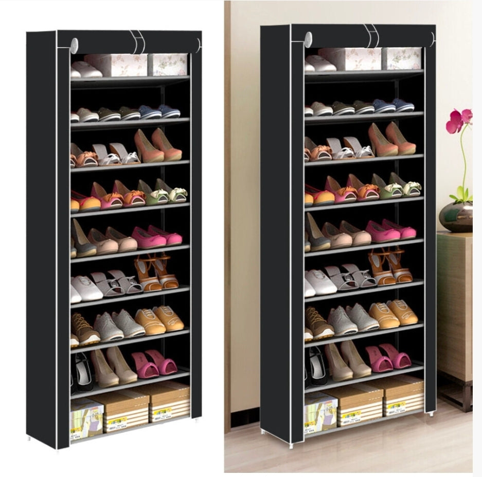 10 TIER SHOES CABINET STORAGE ORGANISER SHOE RACK STAND