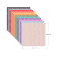 12pcs Pastel Star Confetti Transfer Ink Sheets