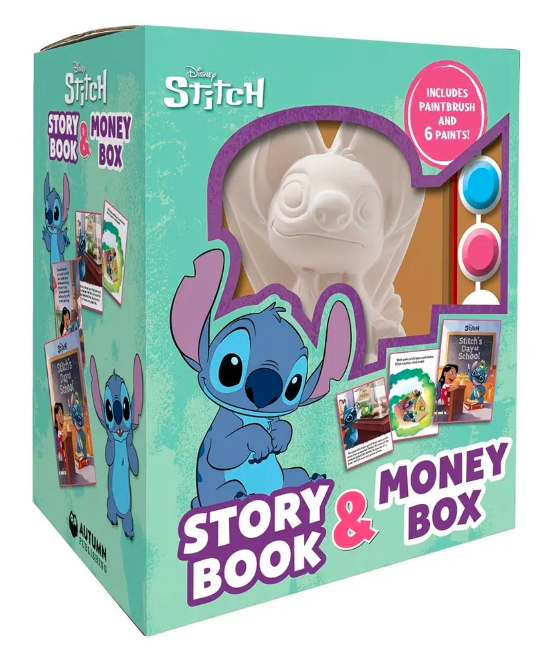 Disney Stitch: Story Book & Money Box