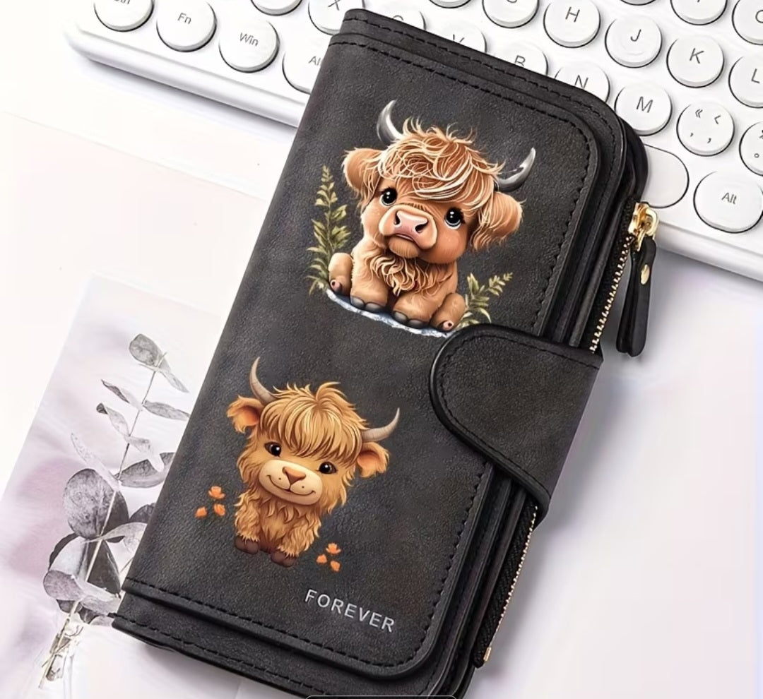 Highland Cow Purse
