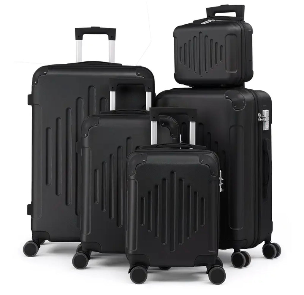 5pcs Luggage with Corner Protectors