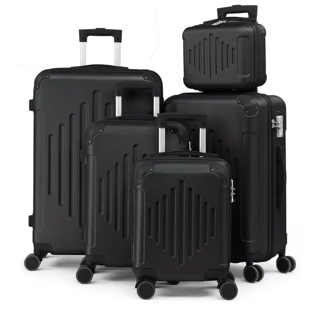5pcs Luggage with Corner Protectors