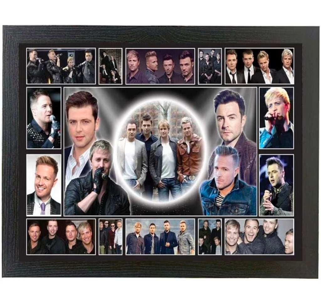 West 'Irish Boy Band' Life Music Icon Framed
