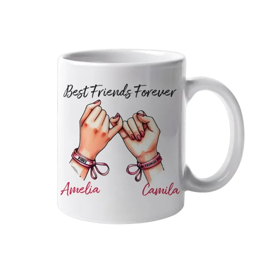 Custom Best Friends Forever Pinky Promise Mug