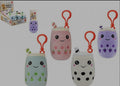 Boba Bubble Tea Plush Keyring